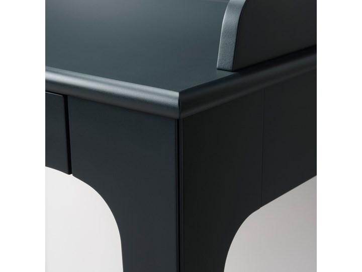 IKEA LOMMARP Biurko, Ciemnoniebieski-zielony, 90x54 cm Szerokość 90 cm Płyta MDF Sekretarzyk Sosna Kategoria Biurka Drewno Pomieszczenie Biuro