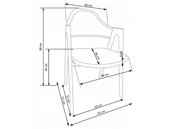 Krzesło K344 Popiel Halmar Metal Szerokość 53 cm Tkanina Pomieszczenie Jadalnia Z podłokietnikiem Tapicerowane Drewno Stal Płyta MDF Szerokość 48 cm Wysokość 80 cm Głębokość 57 cm Styl Nowoczesny