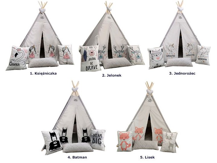 Wigwam dziecięcy Alwa - lisek Wiek dziecka dla malucha (2-5lat)