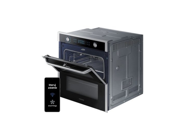Piekarnik SAMSUNG NV75N7647RS Dual Cook Flex Elektryczny Czarno-srebrny A+ Kolor Czarny Elektryczne Kategoria Piekarniki