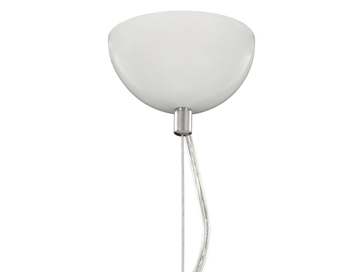 Biało-złota skandynawska lampa wisząca - EX111-Melita Tkanina Lampa z kloszem Kolor Złoty