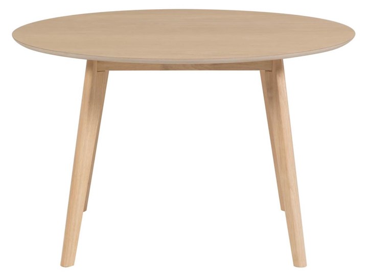 Stół okrągły Batilde drewniany  Ø 120 cm Drewno Kategoria Stoły kuchenne Kolor Beżowy
