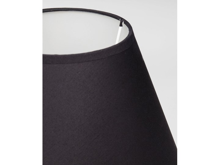 Lampa stołowa Toucan 50x28 cm Lampa z abażurem Stal Kolor Czarny