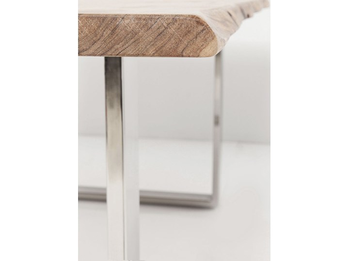Stół Harmony 160x80 cm akacja nogi chromowe matowe Kategoria Stoły kuchenne Drewno Stal Długość(n) 160 cm