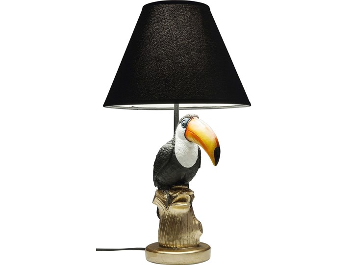Lampa stołowa Toucan 50x28 cm Lampa z abażurem Stal Kolor Wielokolorowy