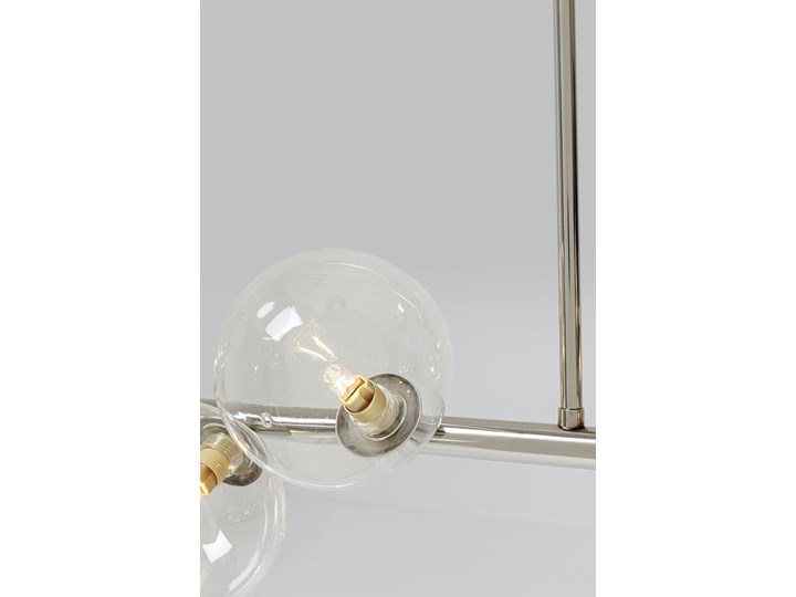 Lampa wisząca Scala Balls 150x140 cm chromowa Stal Ilość źródeł światła 14 źródeł Szkło Metal Kategoria Lampy wiszące