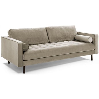 Sofa 2-osobowa Debra szaro-brązowa 182 cm