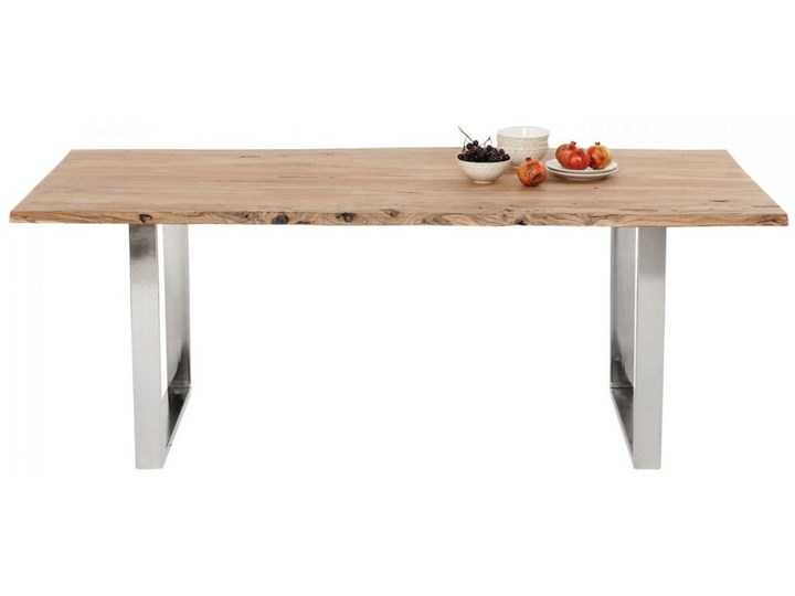Stół Harmony 160x80 cm akacja nogi chromowe matowe Długość(n) 160 cm Drewno Stal Kategoria Stoły kuchenne