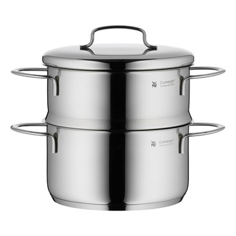 Garnek nierdzewny do gotowania na parze z pokrywką WMF Cromargan® Mini, ⌀ 16 cm