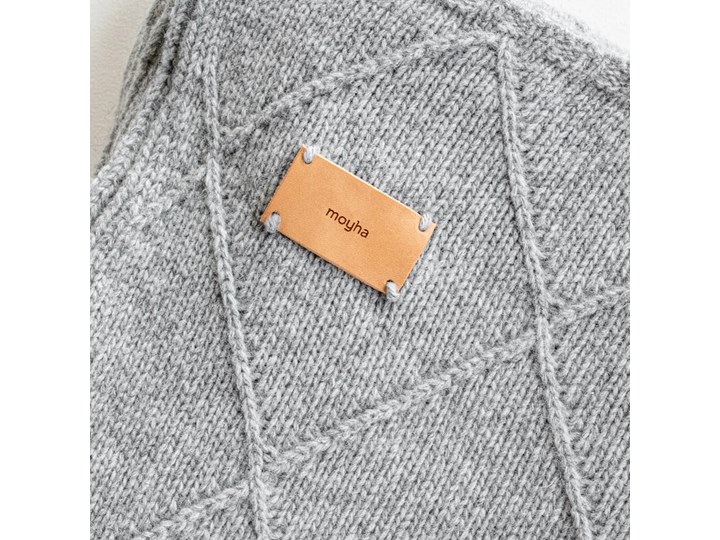 Pled w romby Noble Wool MOYHA 130x180cm