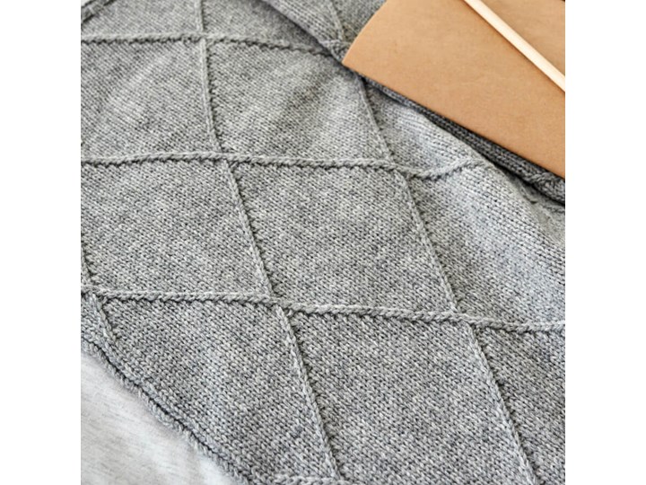 Pled w romby Noble Wool MOYHA 130x180cm
