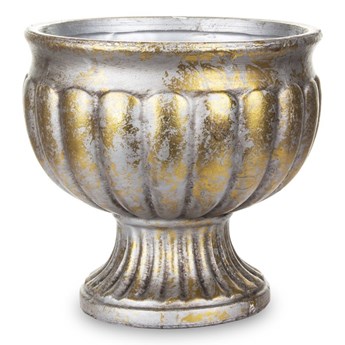 THEO osłonka złota przecierana z ceramiki, wys. 17 cm