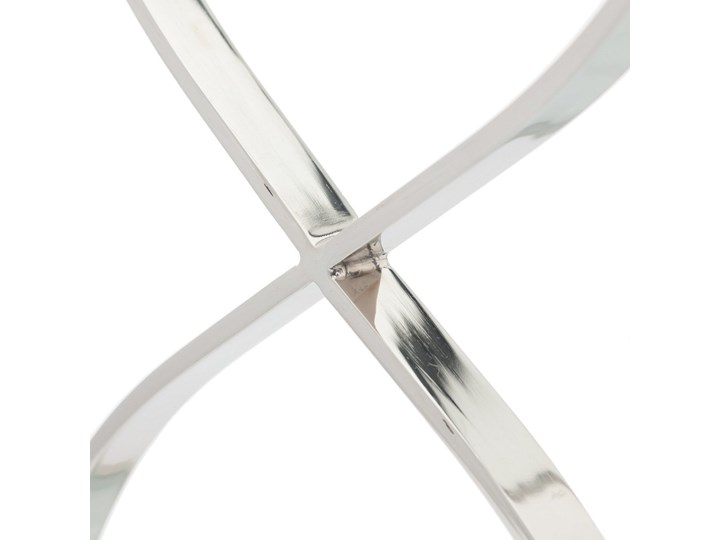 Konsola Dubai silver 140x40x80, 140 × 40 × 80 cm Głębokość 40 cm Szkło Szerokość 140 cm Metal Z samym blatem Stal nierdzewna Styl Nowoczesny Kategoria Konsole