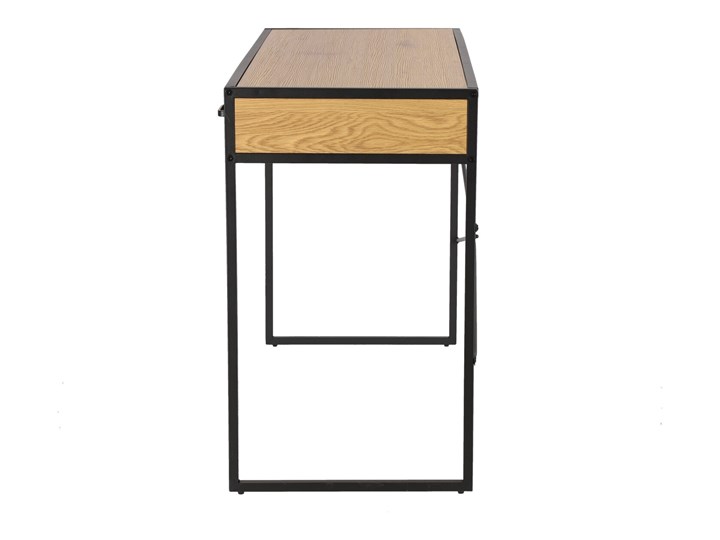 Loftowe biurko na płozach Oxford z szufladą Styl Nowoczesny Biurko tradycyjne Szerokość 100 cm Głębokość 45 cm Metal Biurko z nadstawką Płyta MDF Kategoria Biurka