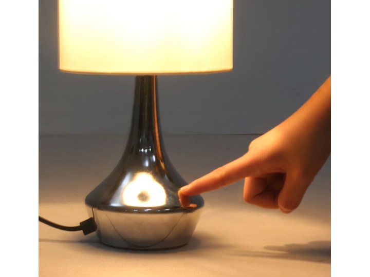 Dotykowa lampka nocna do sypialni 2 sztuki - EX145-Volma Wysokość 32 cm Lampa nocna Styl Glamour