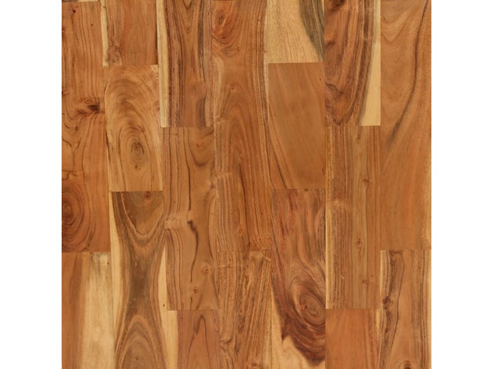 Brązowy stół z drewna akacjowego – Midian Długość 90 cm  Szerokość 90 cm Wysokość 76 cm Długość 180 cm  Drewno Styl Klasyczny