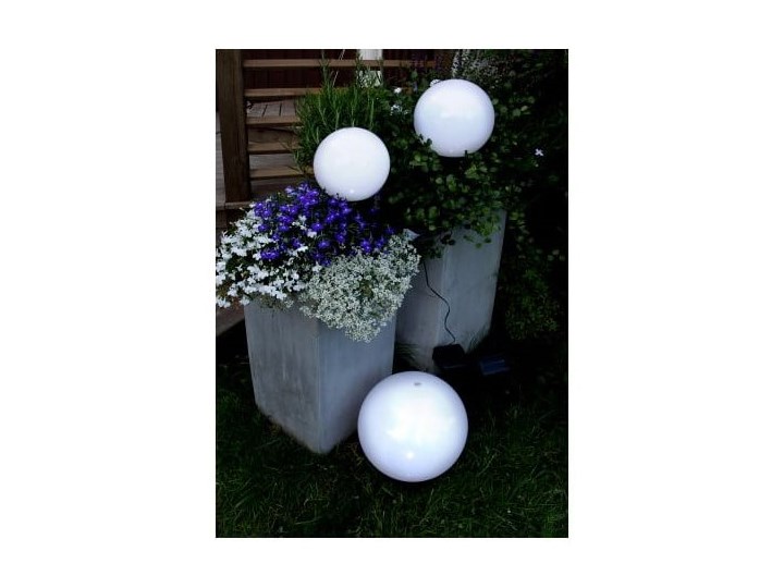 Solarna lampa ogrodowa LED Best Season Globe Stick, ⌀ 20 cm Lampa solarna Kolor Czarny Lampa LED Kategoria Lampy ogrodowe