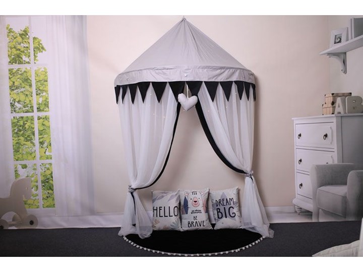 Szaro-czarny baldachim dla chłopca z batmanem - Sentopia 3X - Pościel