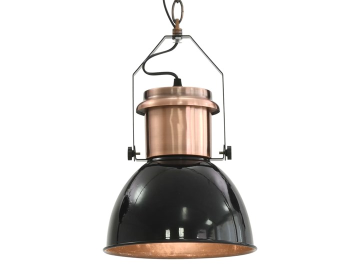 Czarna lampa wisząca w stylu loftowym 2 sztuki - EX156-Nilos Lampa z kloszem Metal Kolor Czarny Kategoria Lampy wiszące