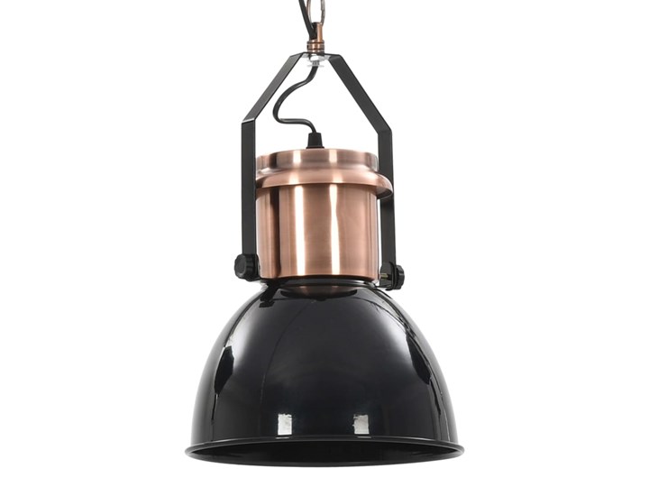 Czarna lampa wisząca w stylu loftowym 2 sztuki - EX156-Nilos Lampa z kloszem Metal Kolor Czarny Styl Industrialny