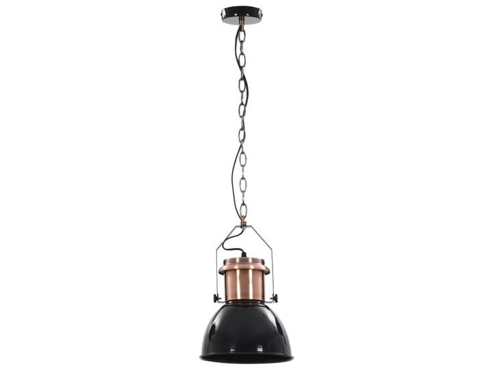Czarna lampa wisząca w stylu loftowym 2 sztuki - EX156-Nilos Lampa z kloszem Metal Kolor Szary