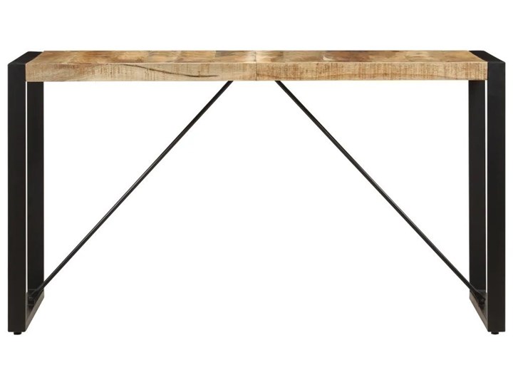 Industrialny stół z mango 70x140 – Veriz 2X Wysokość 75 cm Długość 70 cm Drewno Szerokość 70 cm Długość 140 cm Kształt blatu Prostokątny