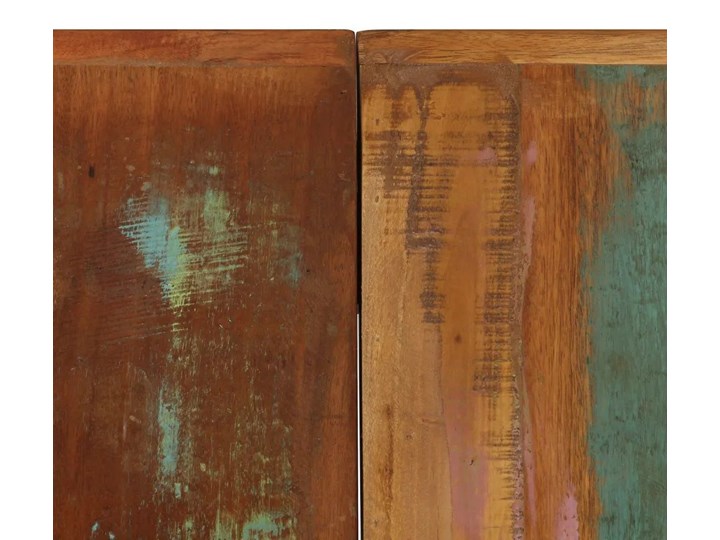Wielokolorowy stół industrialny 70x140 – Veriz 2X Styl Vintage Długość 70 cm Szerokość 70 cm Wysokość 75 cm Drewno Stal Długość 140 cm Kolor Brązowy