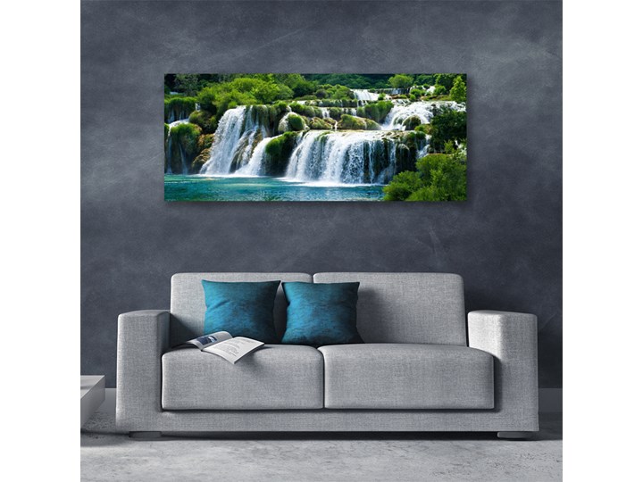 Obraz na Płótnie Wodospad Natura Wymiary 70x140 cm