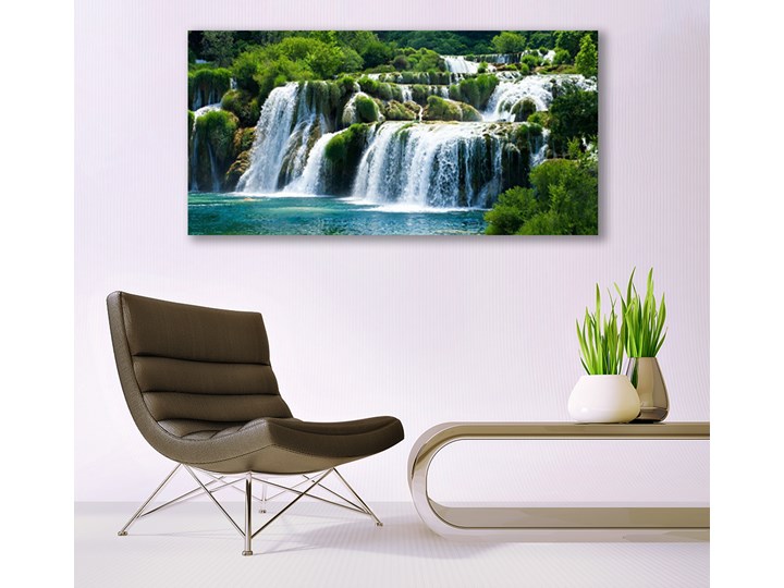 Obraz na Płótnie Wodospad Natura Wymiary 50x125 cm Kategoria Obrazy