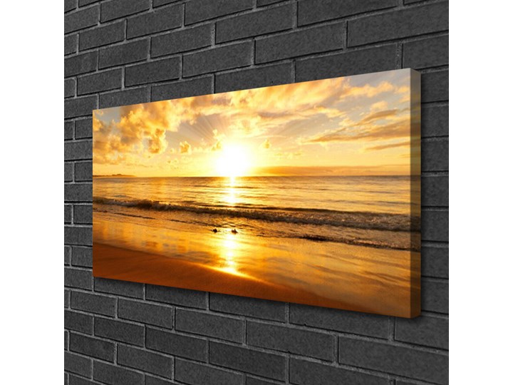 Obraz na Płótnie Morze Słońce Krajobraz Pomieszczenie Biuro i pracownia Wymiary 50x125 cm
