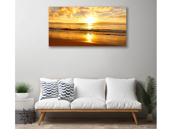 Obraz na Płótnie Morze Słońce Krajobraz Wymiary 70x140 cm Pomieszczenie Biuro i pracownia