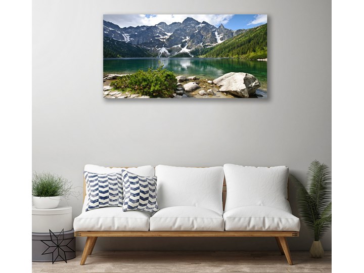 Obraz Canvas Jezioro Góry Krajobraz Wymiary 50x100 cm Kategoria Obrazy