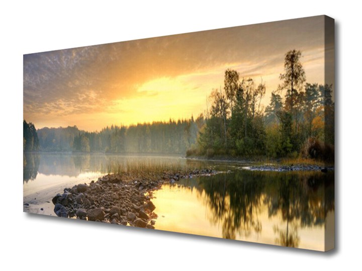 Obraz Canvas Jezioro Staw Krajobraz