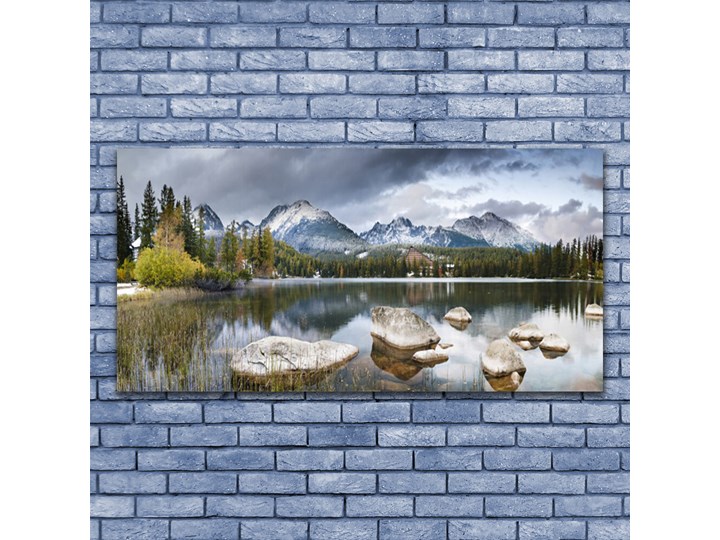 Obraz Canvas Jezioro Góry Las Krajobraz Wymiary 60x120 cm