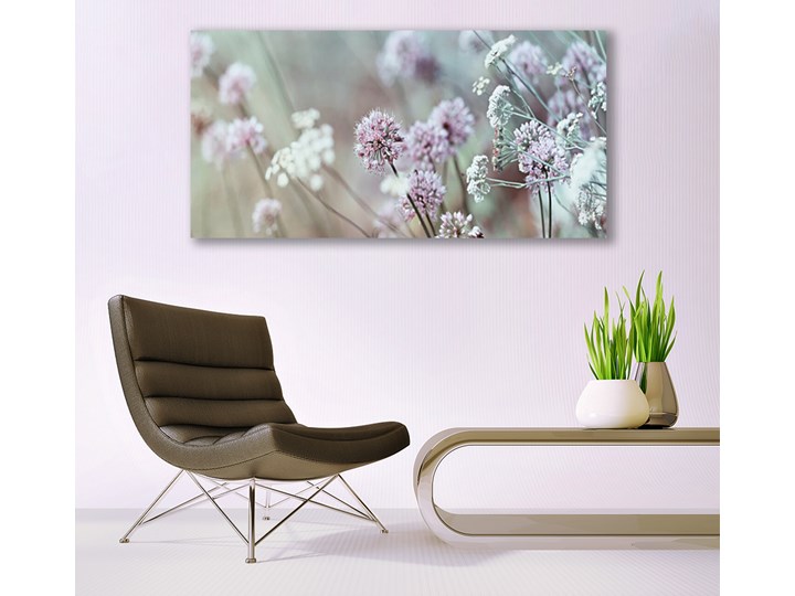 Obraz Canvas Kwiaty Polne Łąka Natura Kolor Beżowy