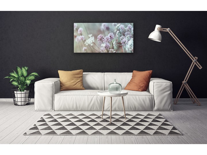 Obraz Canvas Kwiaty Polne Łąka Natura Wykonanie Wydruk cyfrowy Wymiary 60x120 cm