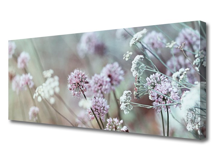 Obraz Canvas Kwiaty Polne Łąka Natura Wykonanie Wymiary 50x125 cm