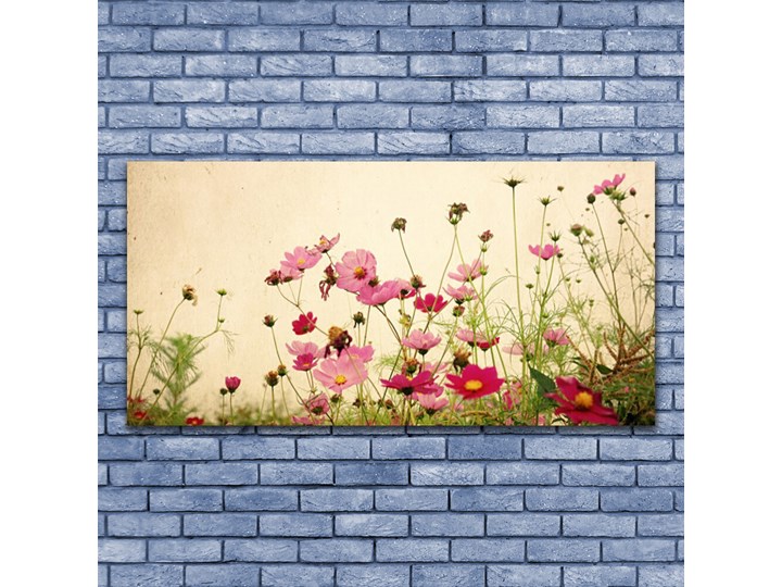 Obraz Szklany Kwiaty Roślina Natura Wymiary 70x140 cm