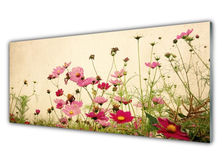 Obraz Szklany Kwiaty Roślina Natura Pomieszczenie Biuro i pracownia Wymiary 70x140 cm