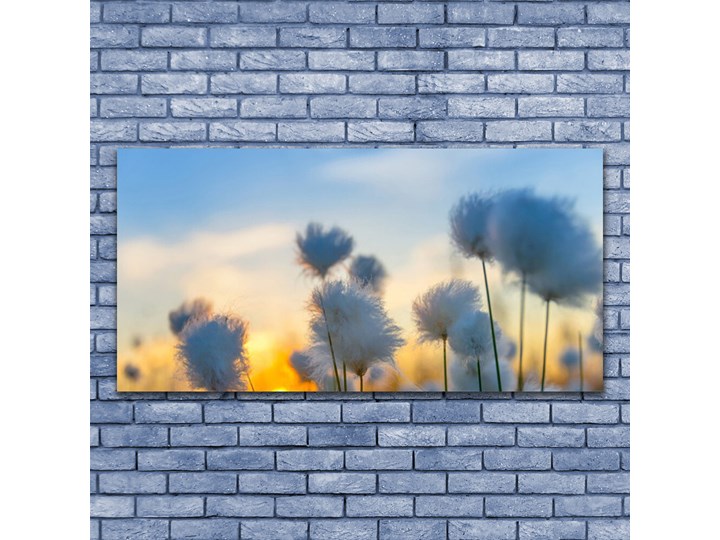 Obraz Szklany Kwiaty Roślina Natura Wymiary 50x125 cm Wymiary 60x120 cm