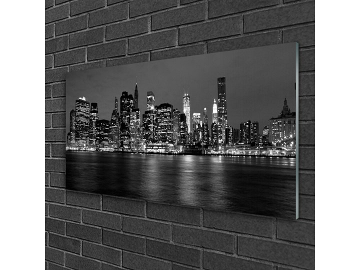 Obraz Szklany Miasto Budynek Wymiary 50x125 cm Pomieszczenie Salon