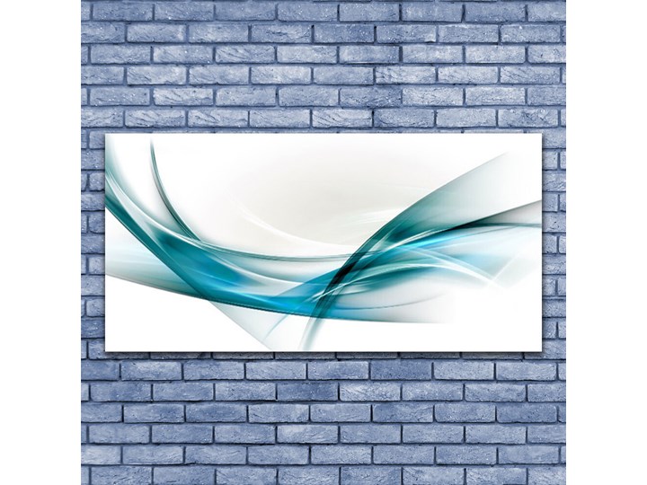 Obraz Akrylowy Abstrakcja Linie Sztuka Wymiary 50x125 cm Pomieszczenie Salon