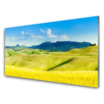 Panel Szklany Wieś Góry Krajobraz