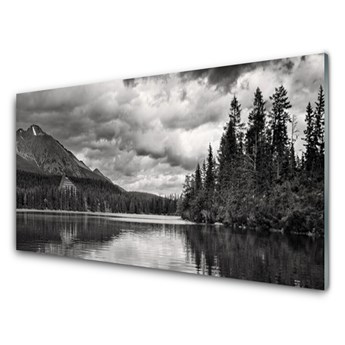 Panel Szklany Góra Las Jezioro Natura