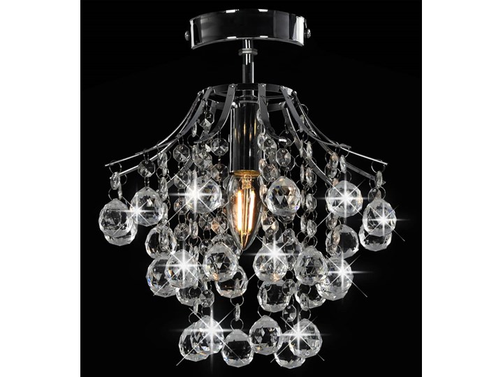 Srebrna lampa sufitowa w stylu glamour - EX166-Maura Kategoria Plafony