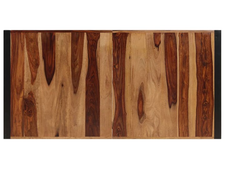 Brązowy stół z drewna sheesham 70x140 – Veriz 3X Wysokość 75 cm Długość 70 cm Długość 140 cm Drewno Szerokość 70 cm Styl Industrialny