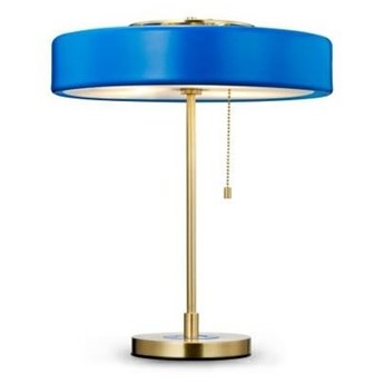Lampa biurkowa ARTE niebieska aluminium szkło kod: MT21409-3-350.BLUE