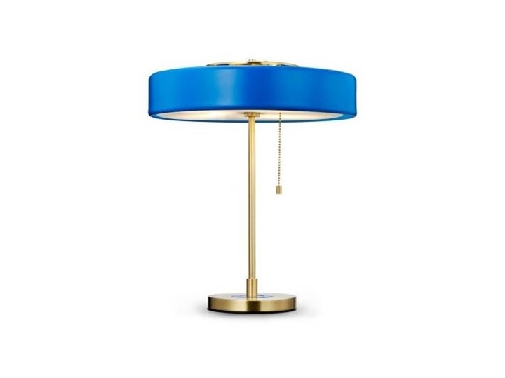 Lampa biurkowa ARTE niebieska aluminium szkło kod: MT21409-3-350.BLUE Styl Klasyczny Wysokość 42 cm Lampa z kloszem Kolor