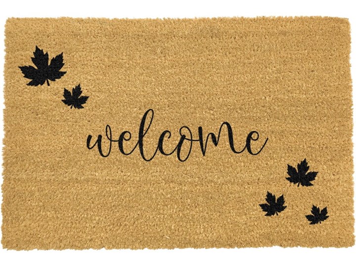 Wycieraczka z naturalnego włókna kokosowego Artsy Doormats Welcome Autumn, 40x60 cm Włókno kokosowe Kategoria Wycieraczki
