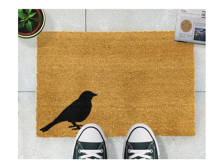 Wycieraczka Artsy Doormats Bird, 40x60 cm Włókno kokosowe Kategoria Wycieraczki